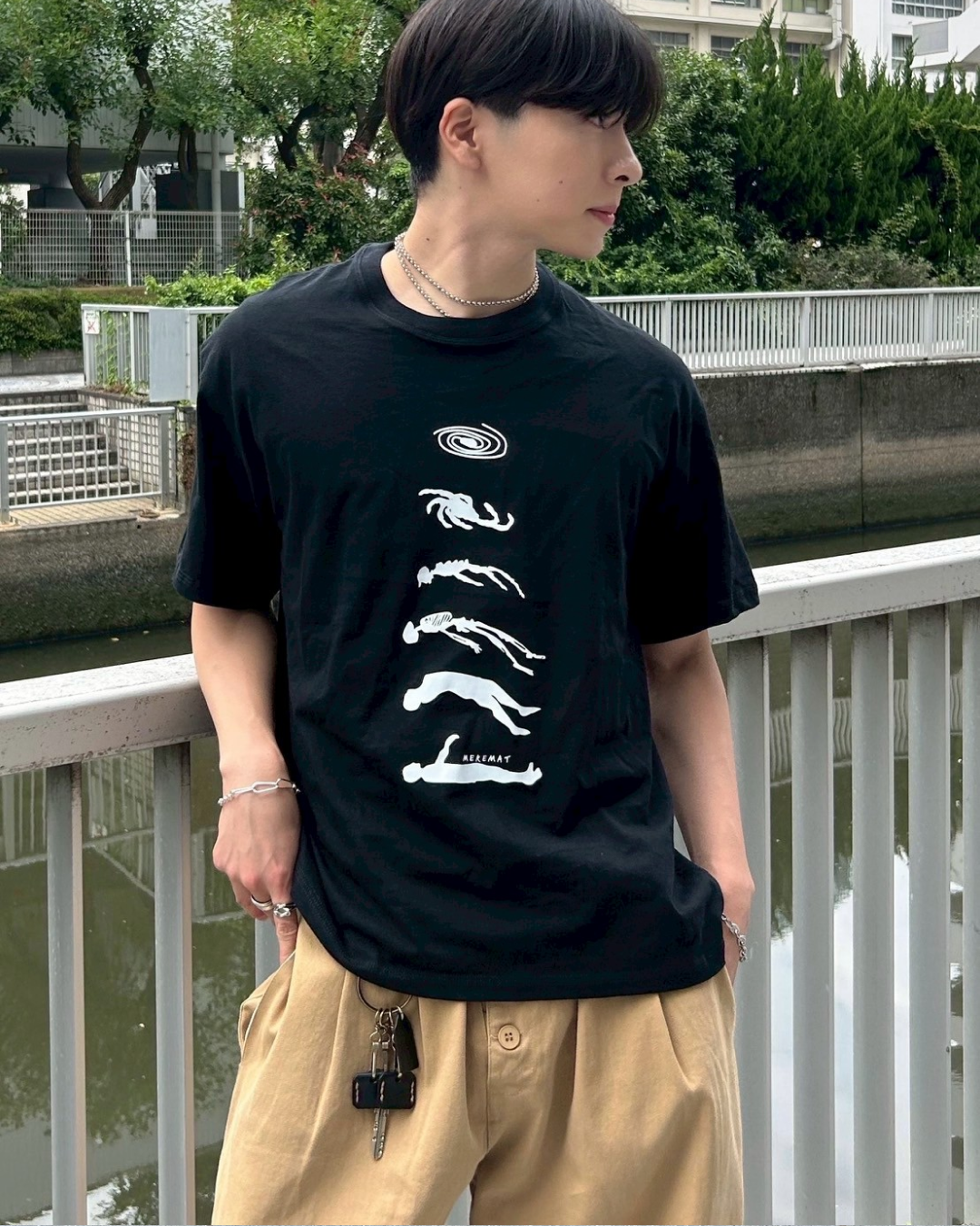 輪廻転生プリントTシャツ AS0206
