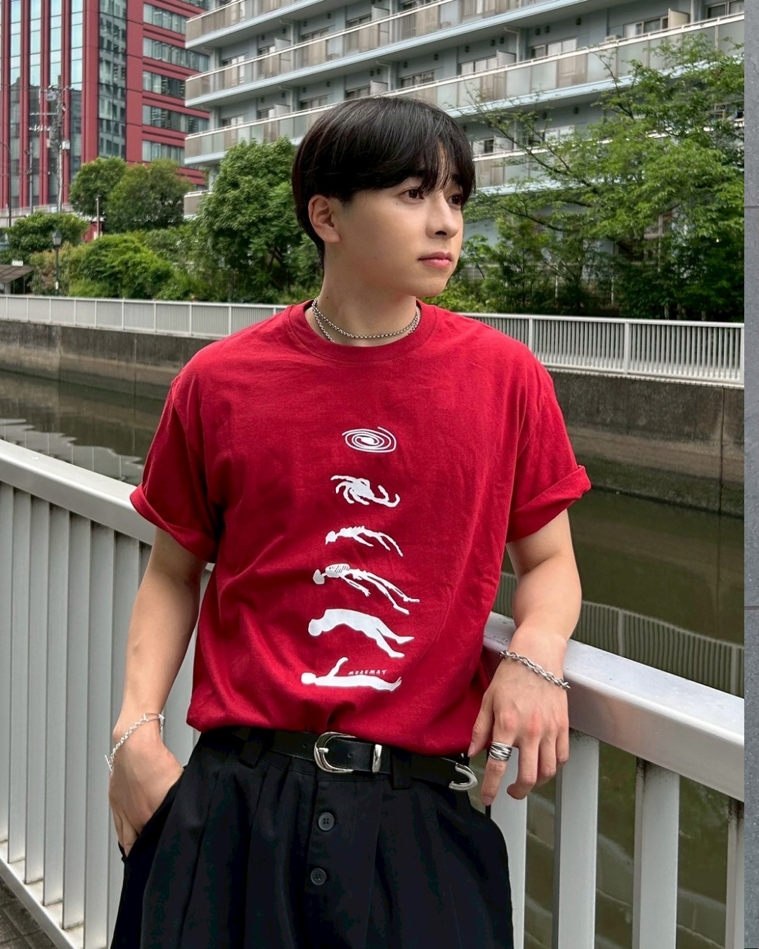 輪廻転生プリントTシャツ AS0206