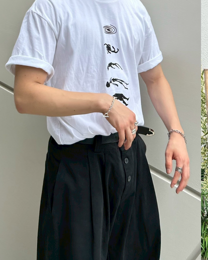 輪廻転生プリントTシャツ AS0206