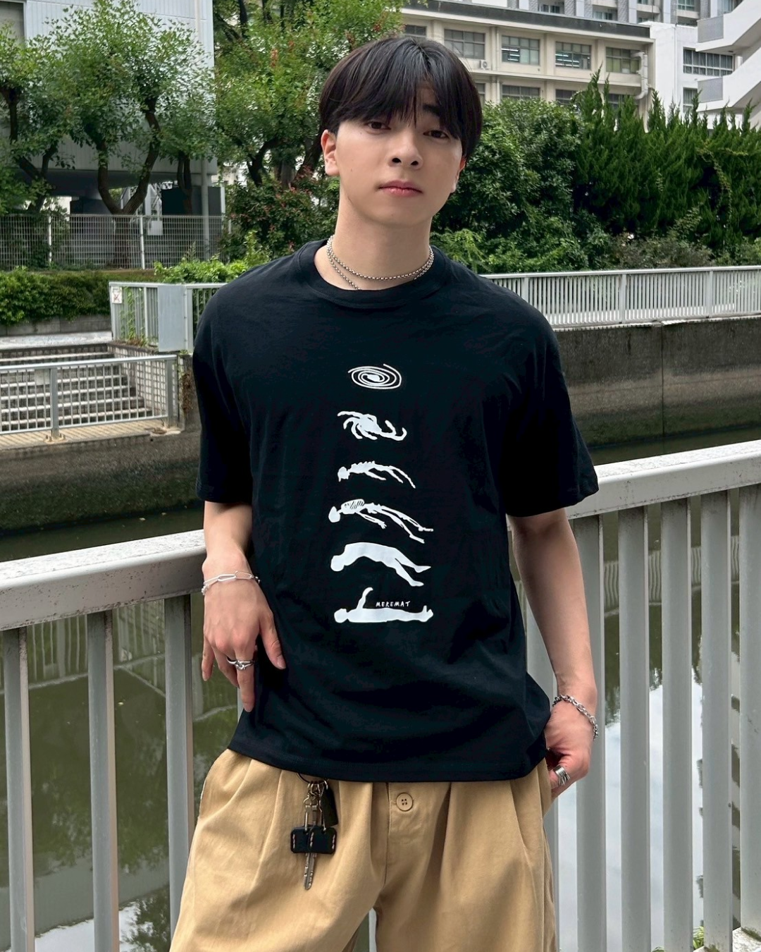 輪廻転生プリントTシャツ AS0206