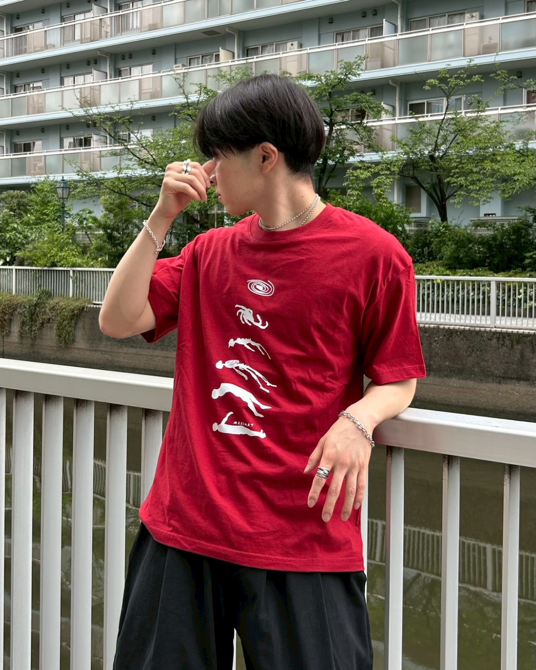 輪廻転生プリントTシャツ AS0206