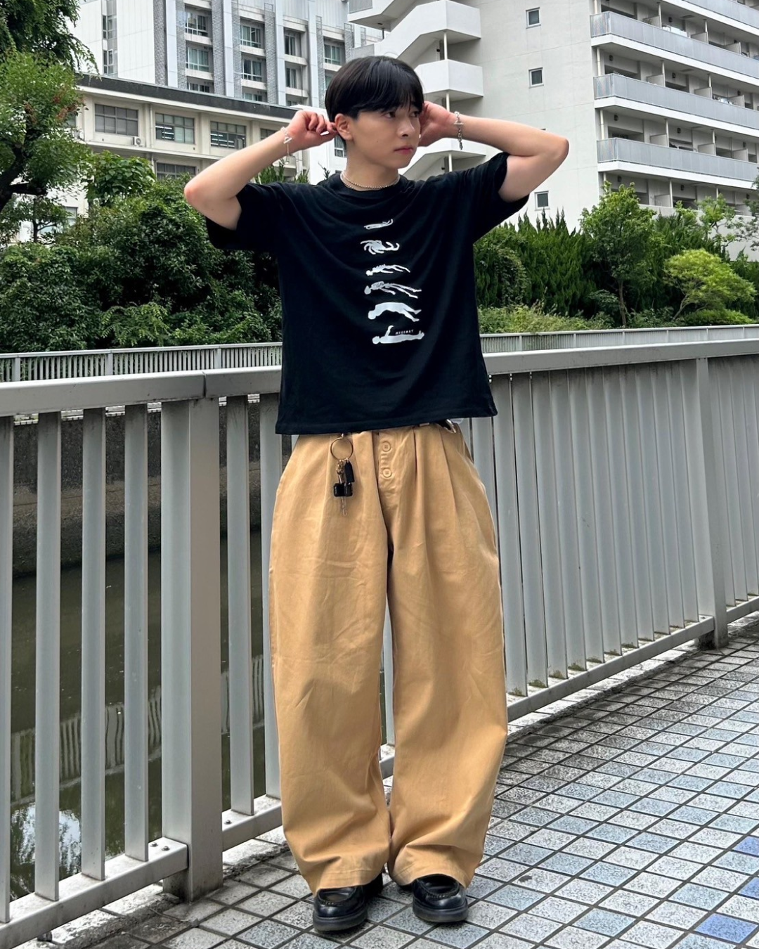 輪廻転生プリントTシャツ AS0206