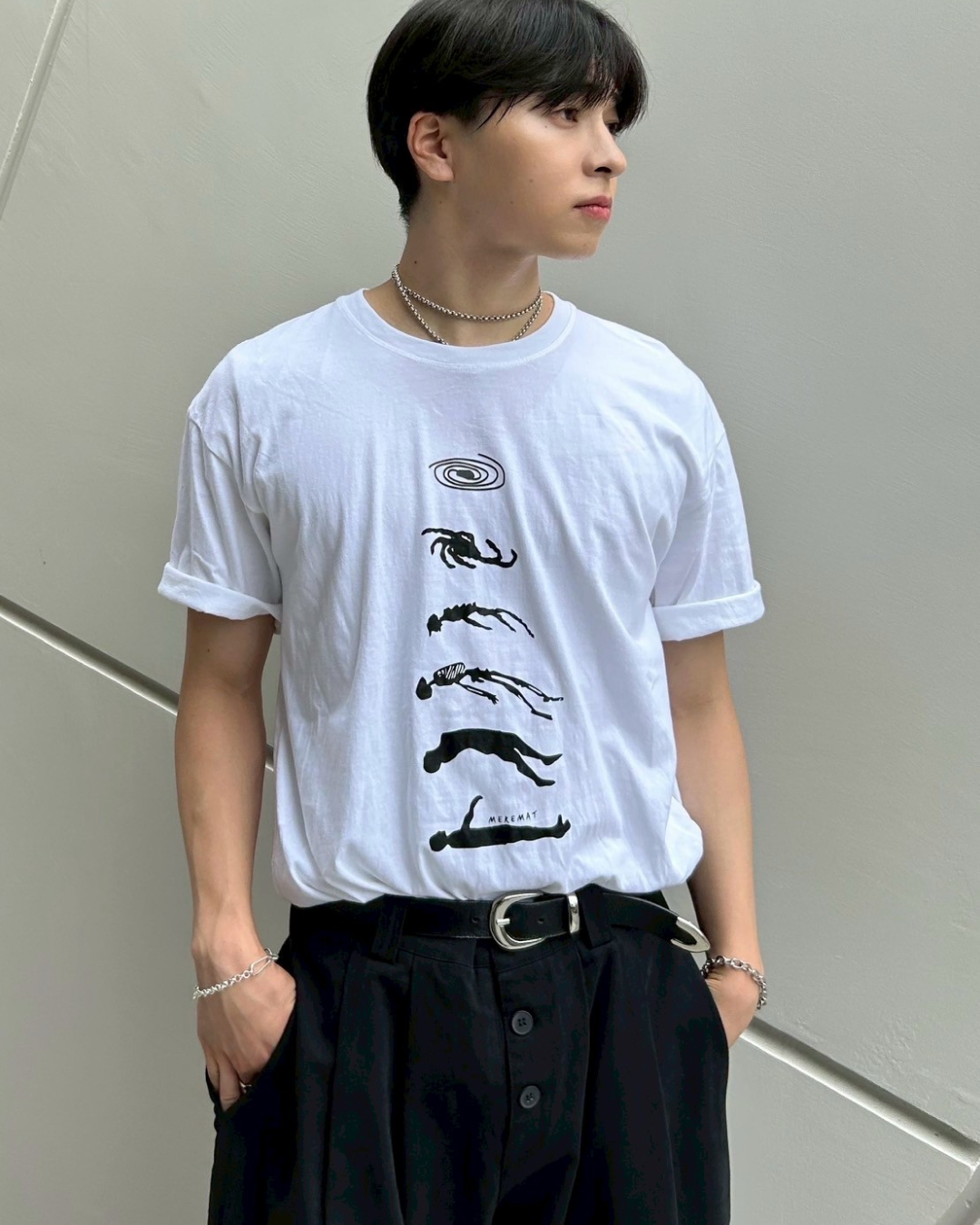 輪廻転生プリントTシャツ AS0206