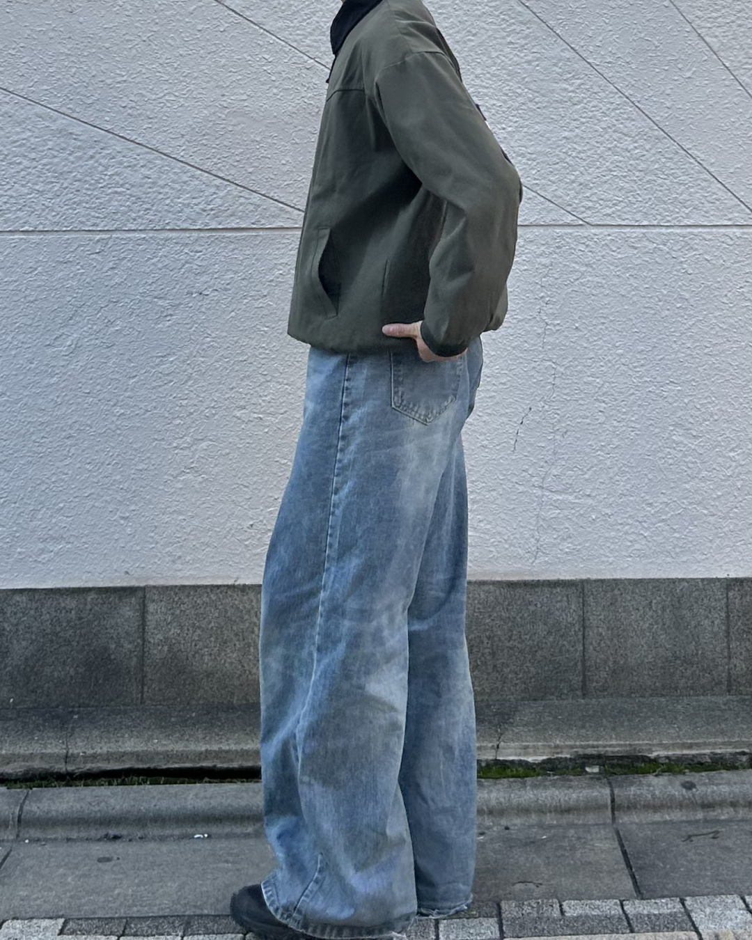 【即納】バイカラーワークジャケット AS0264