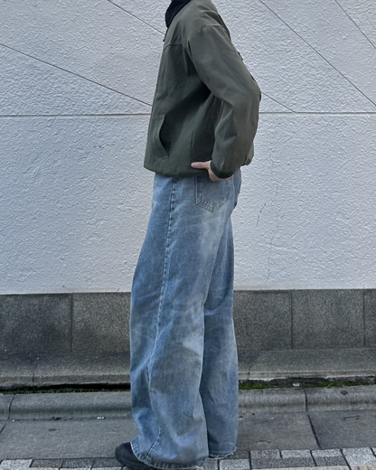 【即納】バイカラーワークジャケット AS0264