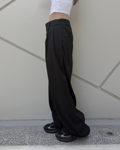 ツータックボタンフライスラックス YO1001