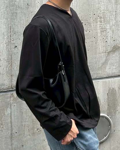 スキッパーロングTシャツ AS0291