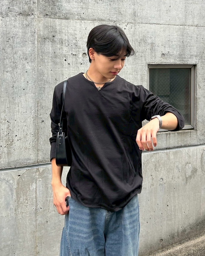 スキッパーロングTシャツ AS0291