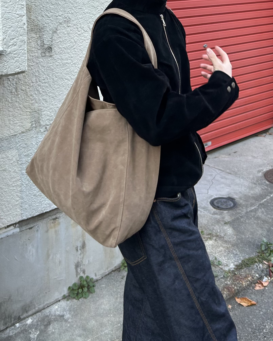 スエードショルダーバッグ AS0334