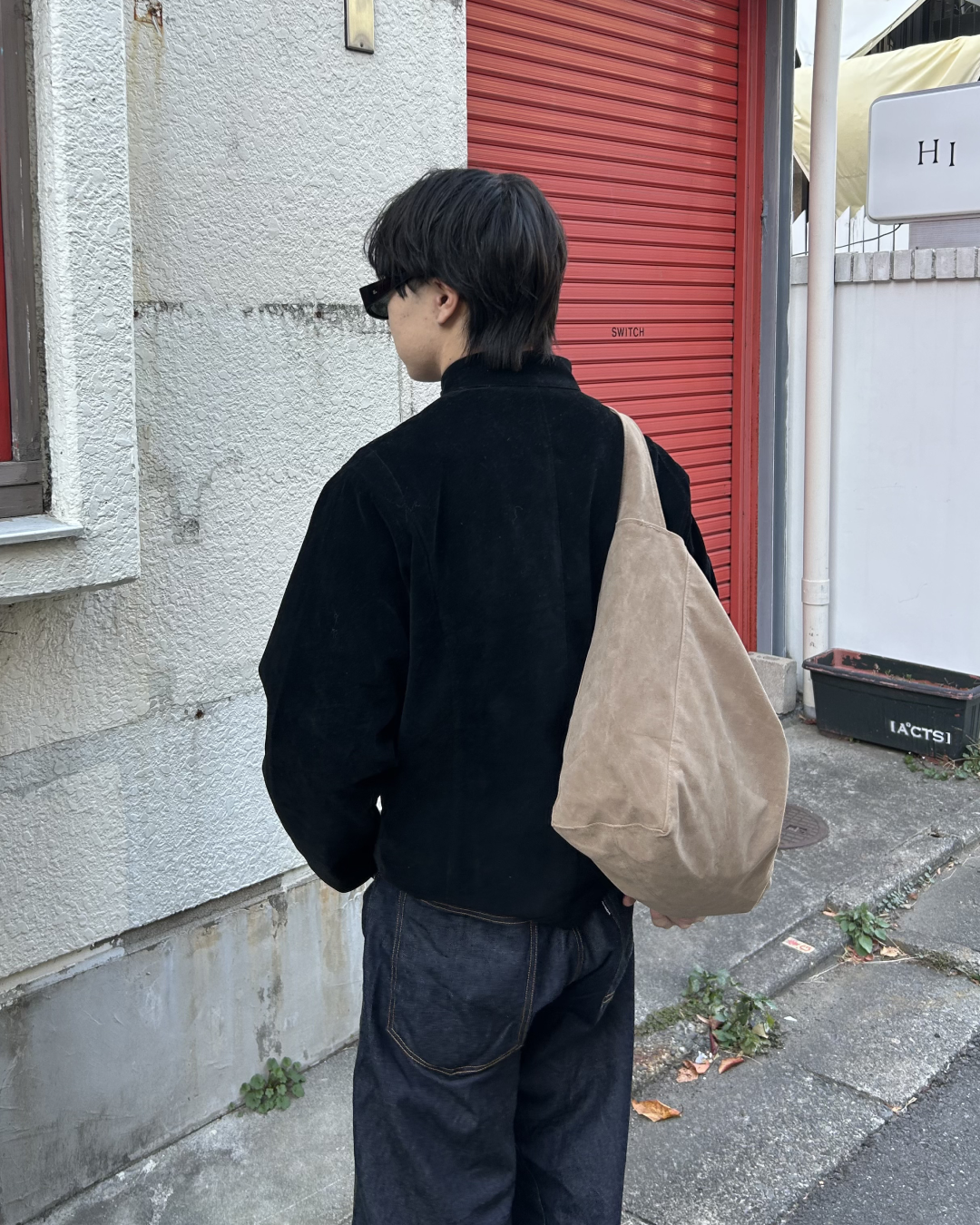 スエードショルダーバッグ AS0334