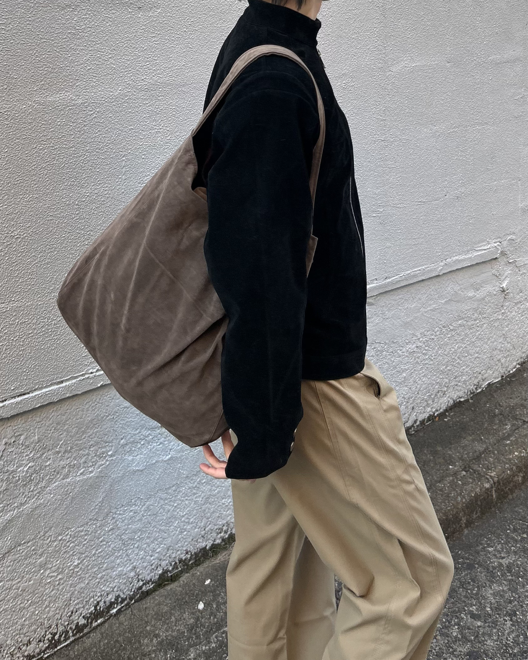 スエードショルダーバッグ AS0334