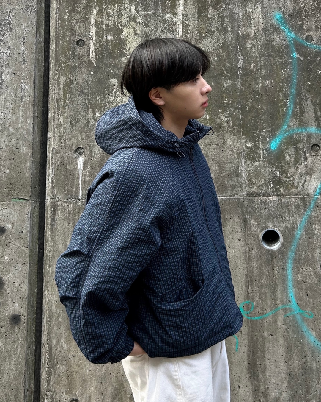 ショートパフマウンテンパーカーAS0348