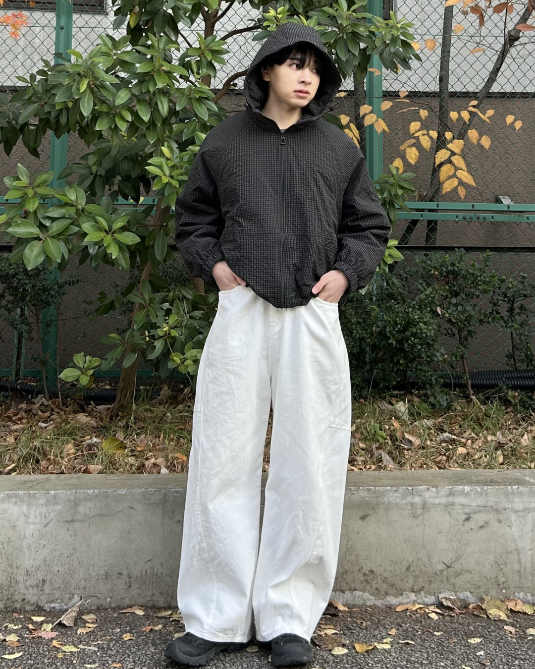 ショートパフマウンテンパーカーAS0348