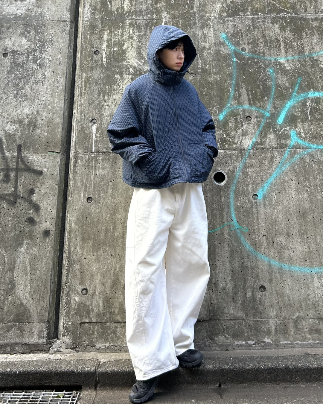 ショートパフマウンテンパーカーAS0348