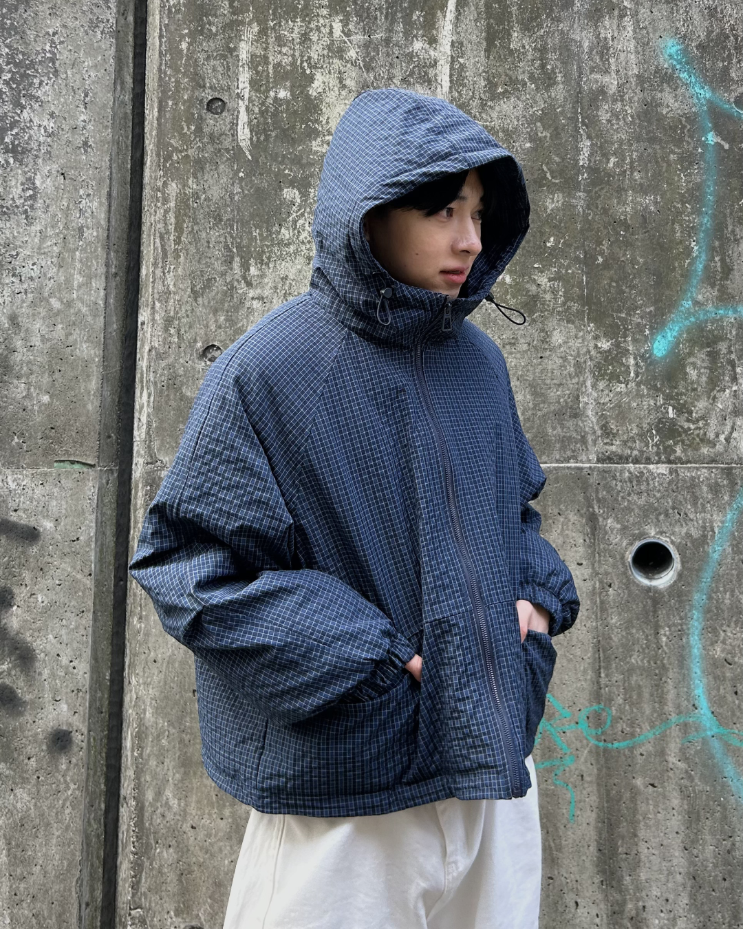 ショートパフマウンテンパーカーAS0348