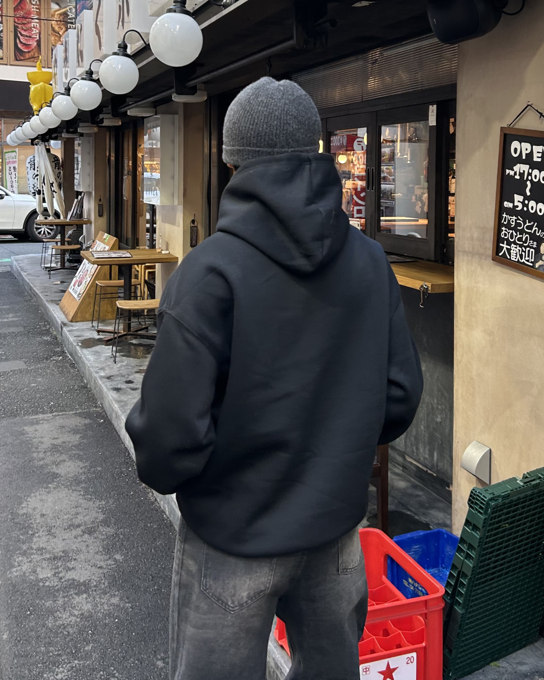 blackeningロゴパーカー AS0350