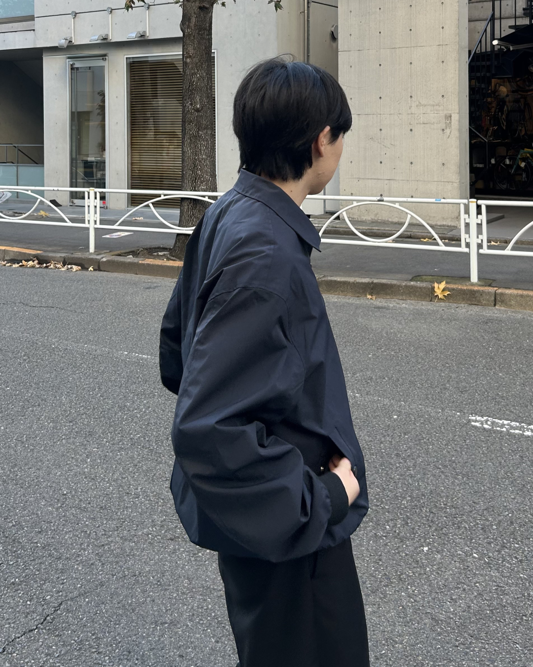 ボックスシルエットナイロンブルゾン AS0351