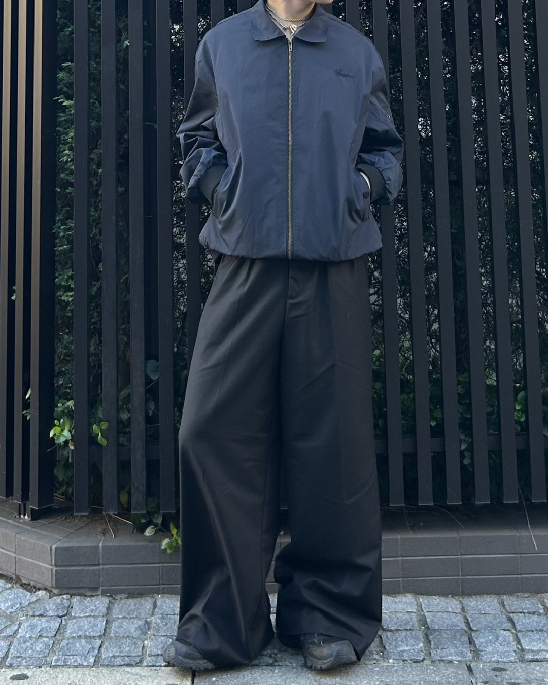 ボックスシルエットナイロンブルゾン AS0351