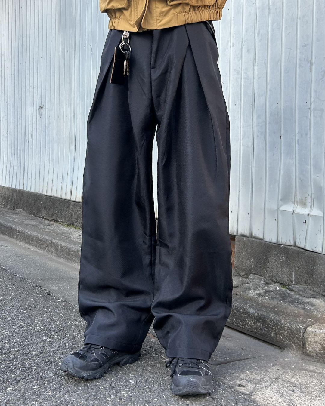 タックストレートスラックス AS0322