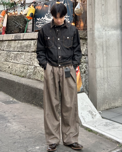 タックストレートスラックス AS0322