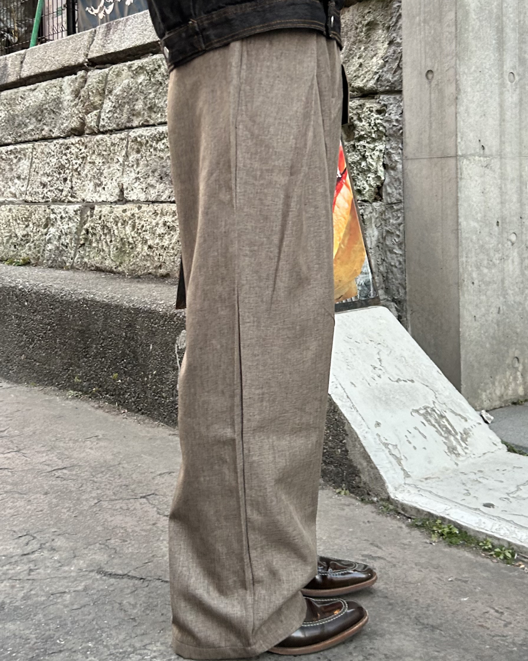 タックストレートスラックス AS0322