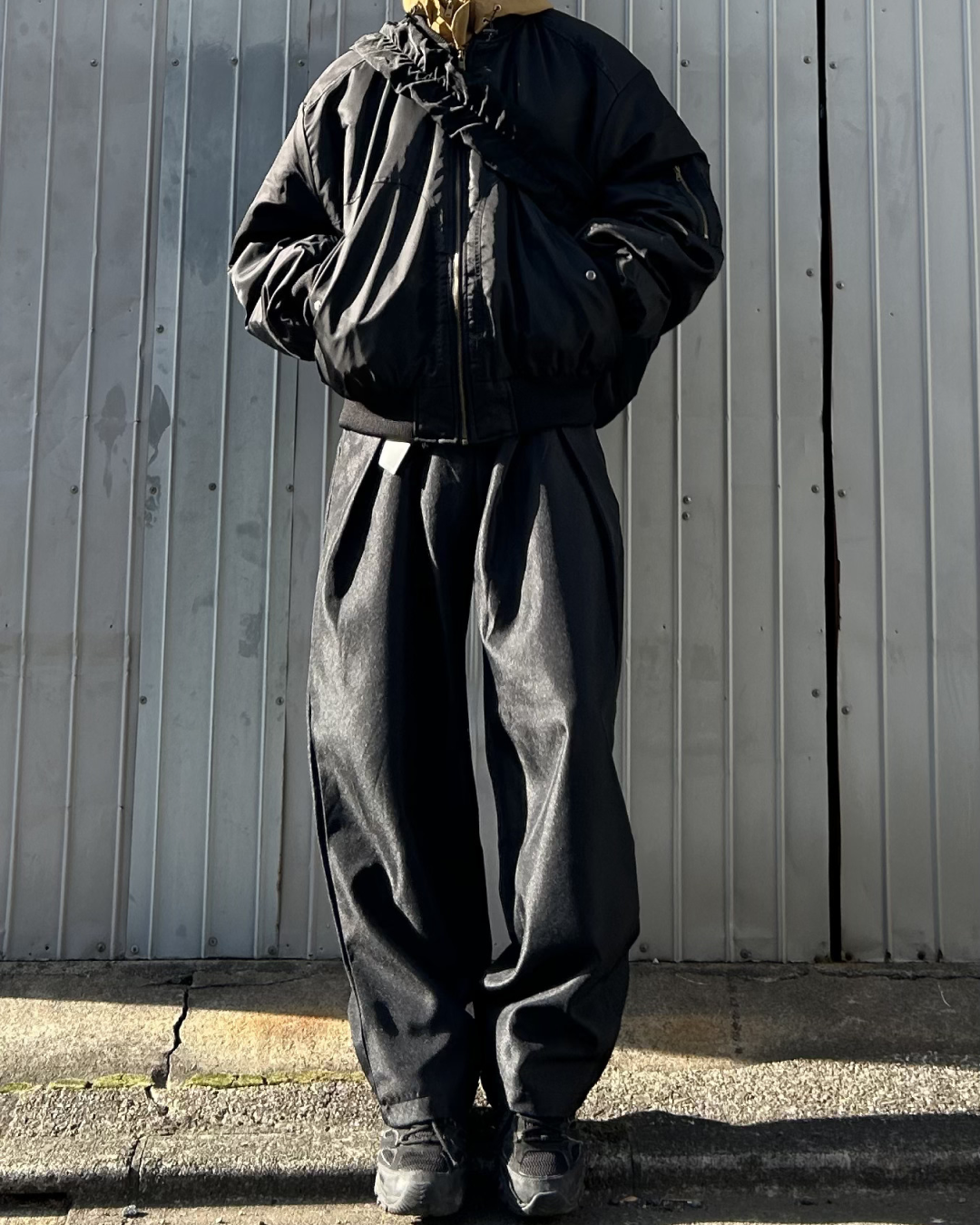 タックストレートスラックス AS0322