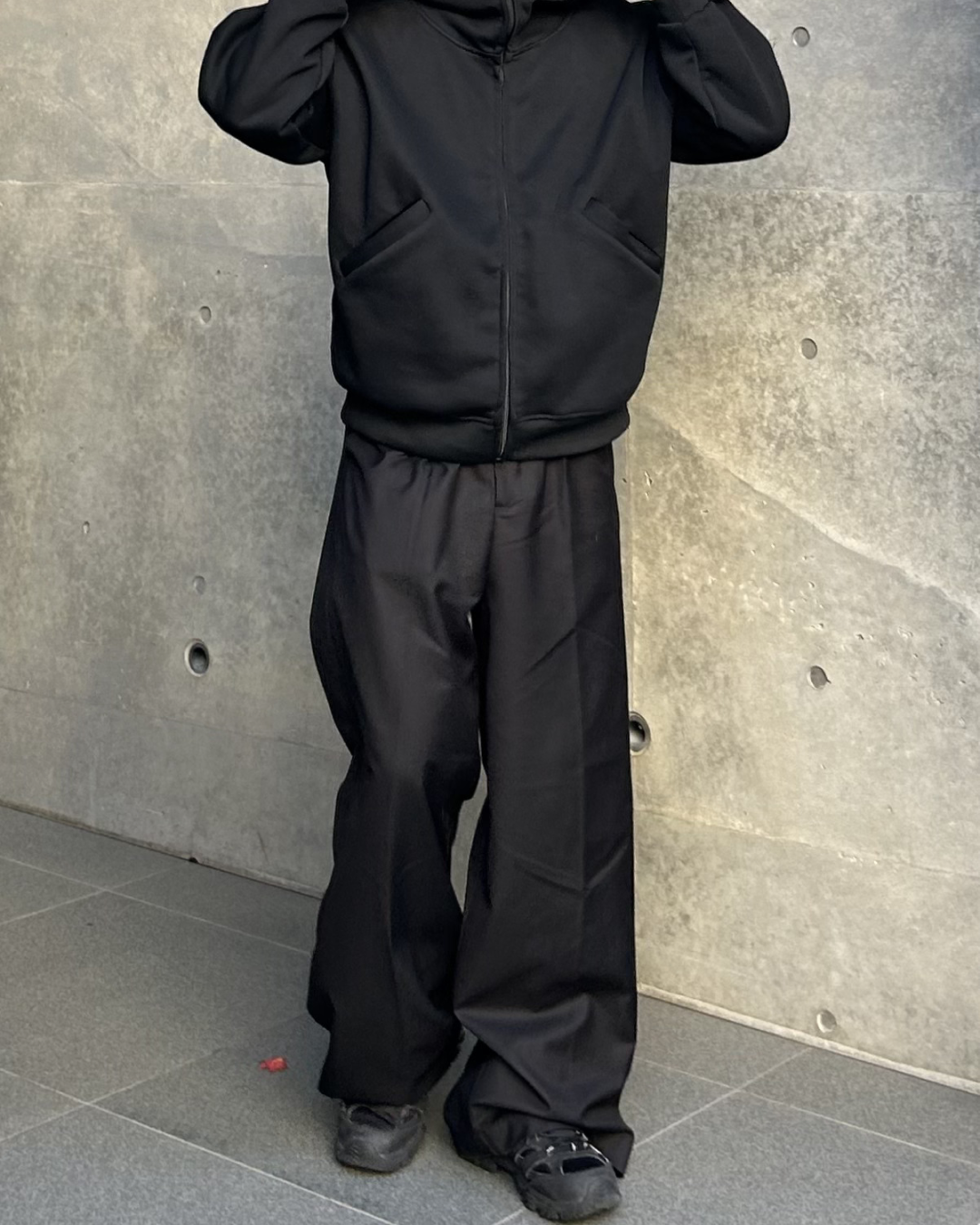 スタンドネックショートパーカー AS0353