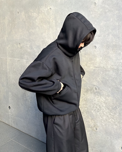 スタンドネックショートパーカー AS0353