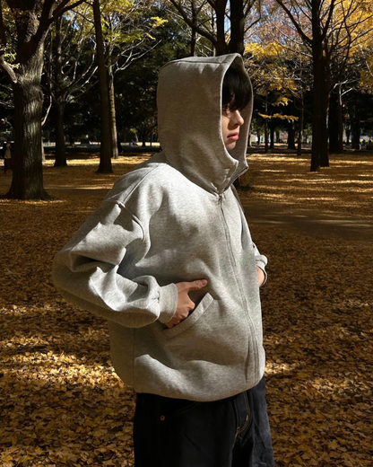 スタンドネックショートパーカー AS0353