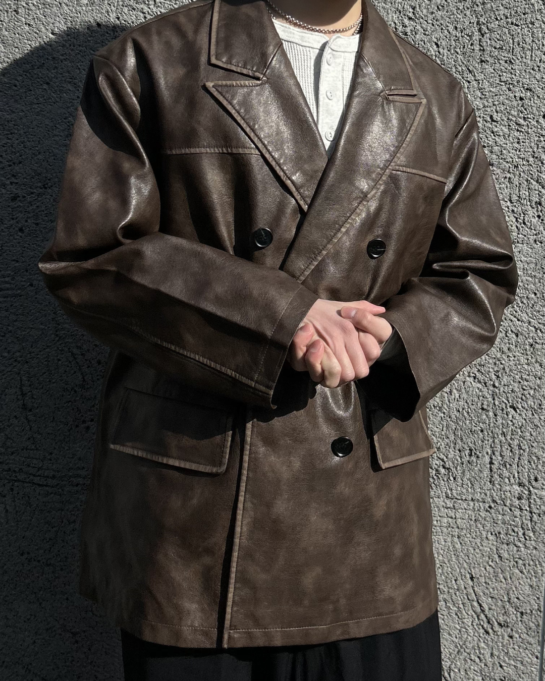 ヴィンテージレザーダブルジャケットAS0357 – YOLO（ヨロ