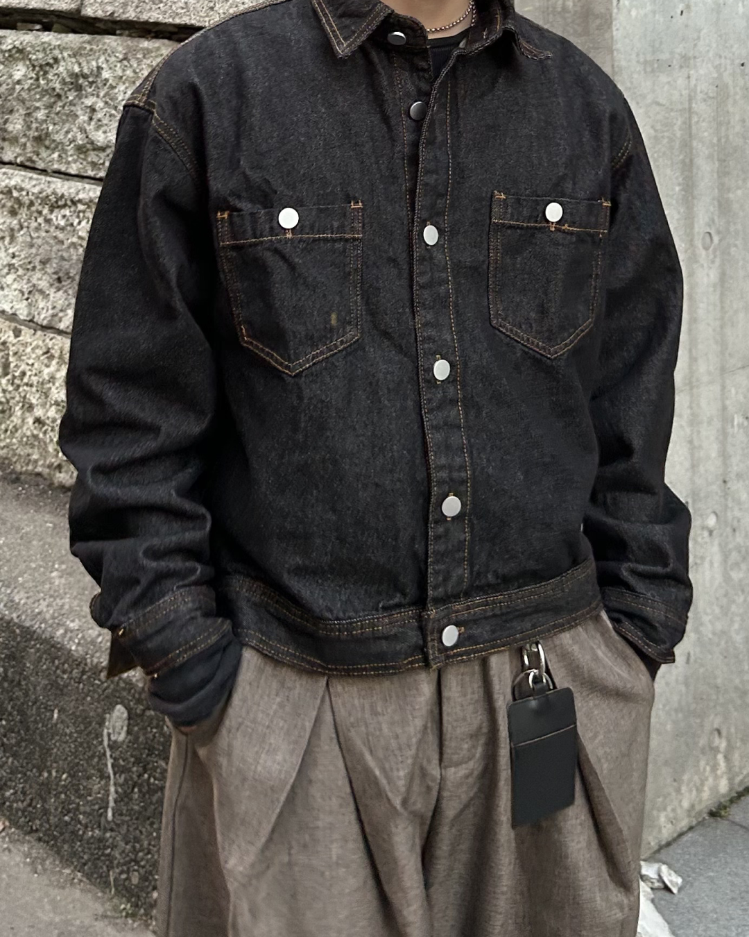ダークインディゴデニムジャケット AS0375