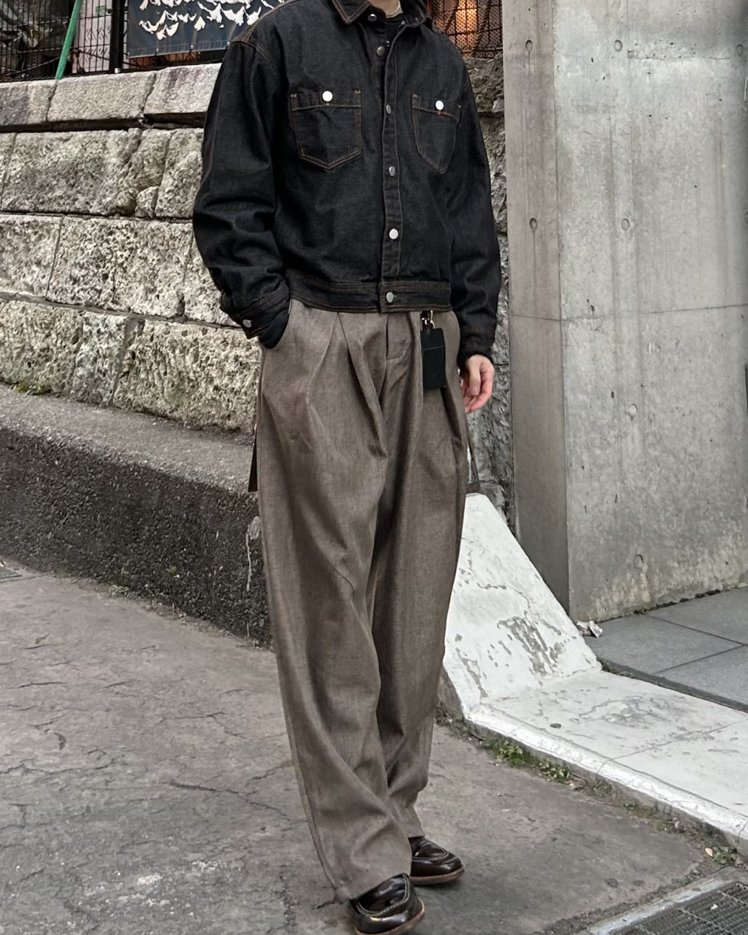 ダークインディゴデニムジャケット AS0375