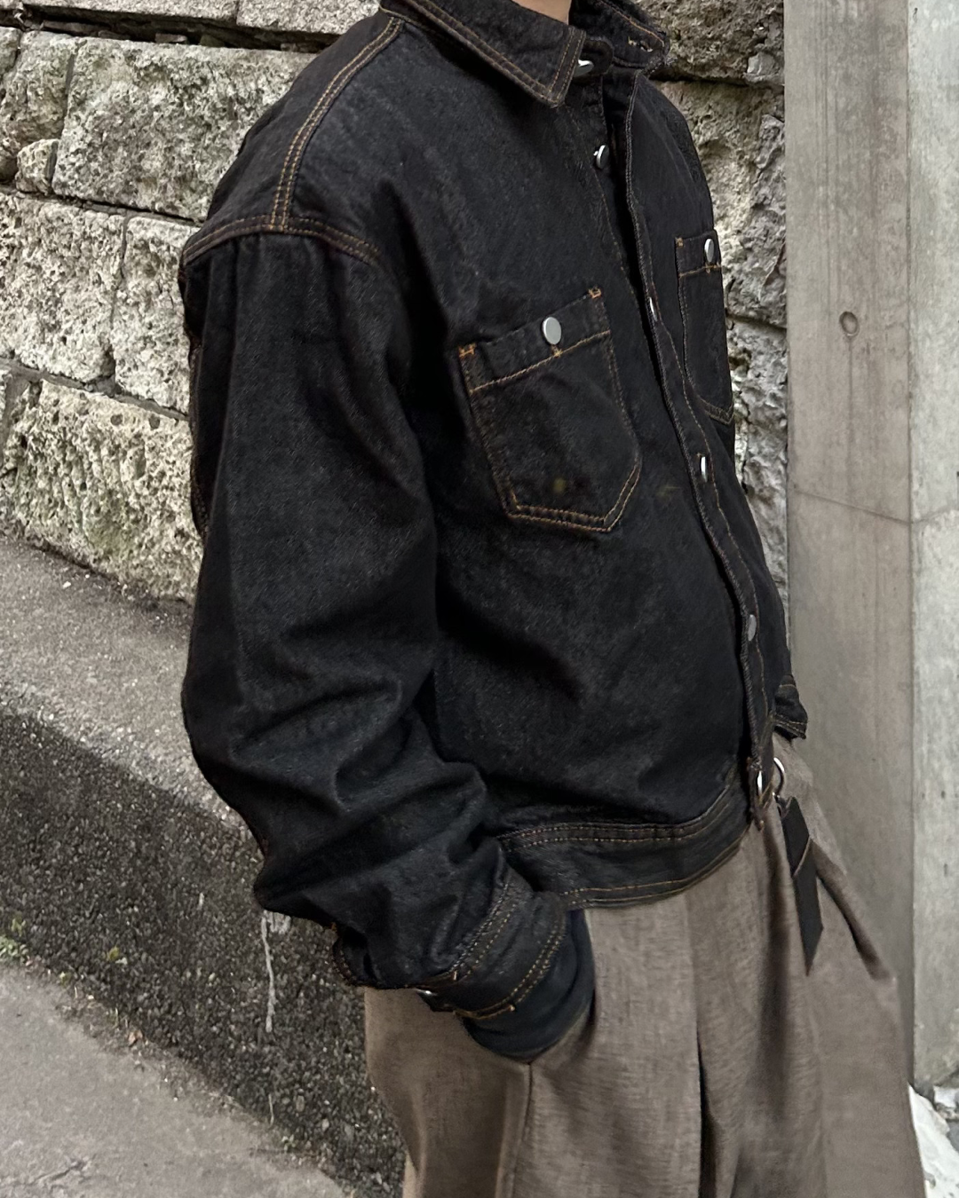 ダークインディゴデニムジャケット AS0375