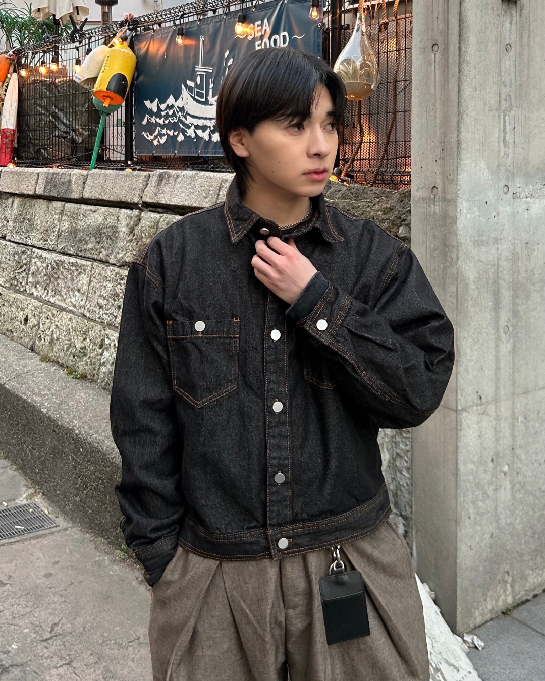 ダークインディゴデニムジャケット AS0375