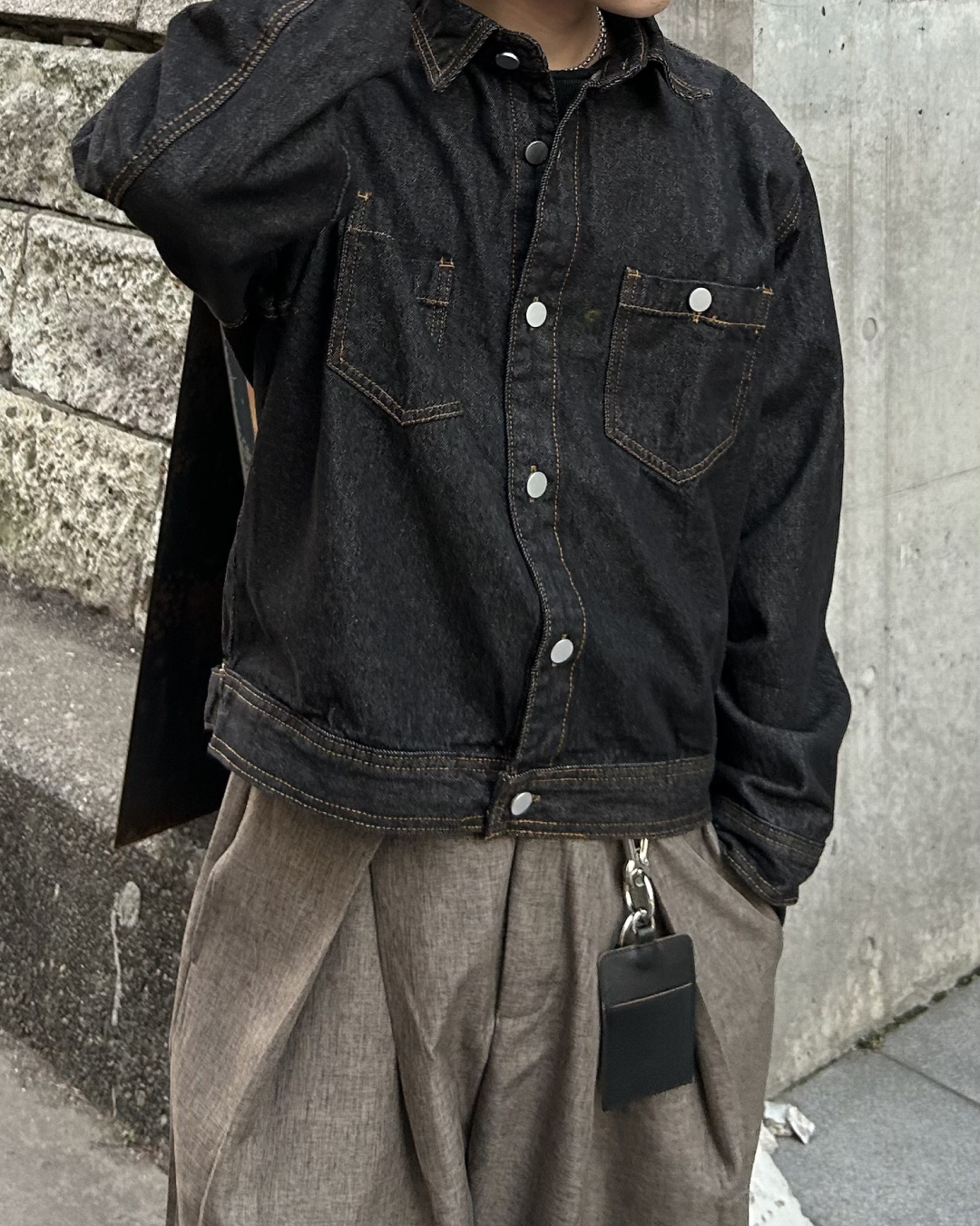 ダークインディゴデニムジャケット AS0375