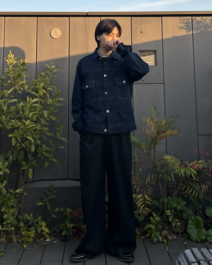 ミリタリーデニムジャケット AS0376