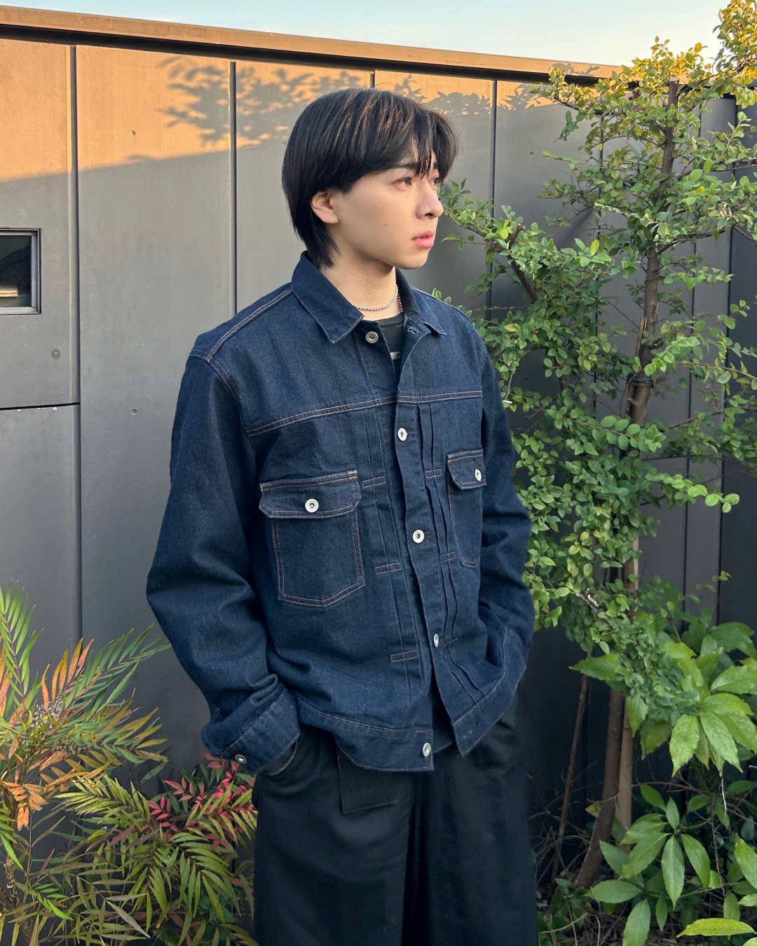 ミリタリーデニムジャケット AS0376