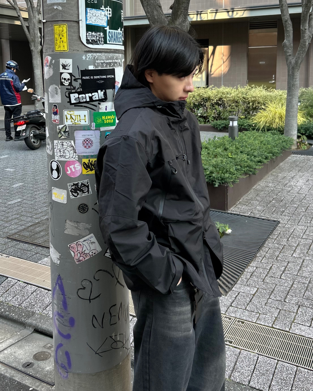 ダブルジップマウンテンパーカー AS0383