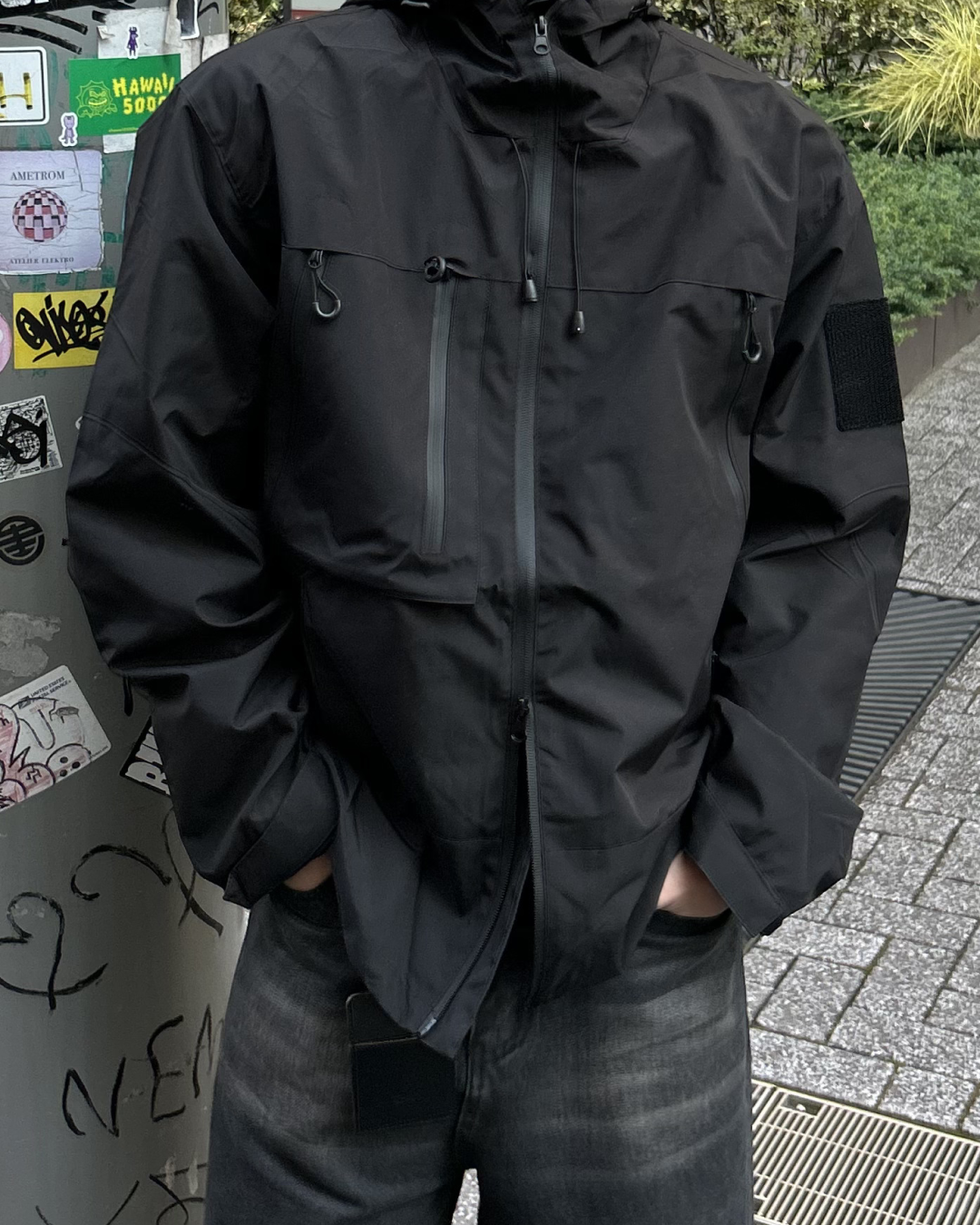 ダブルジップマウンテンパーカー AS0383