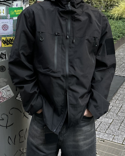 ダブルジップマウンテンパーカー AS0383