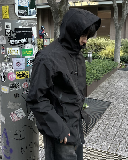 ダブルジップマウンテンパーカー AS0383