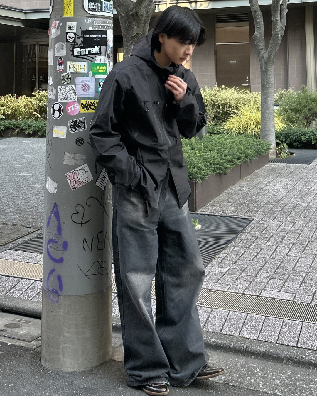 ダブルジップマウンテンパーカー AS0383