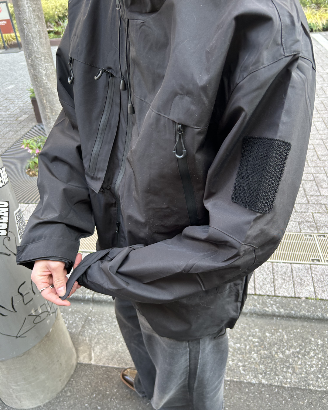 ダブルジップマウンテンパーカー AS0383