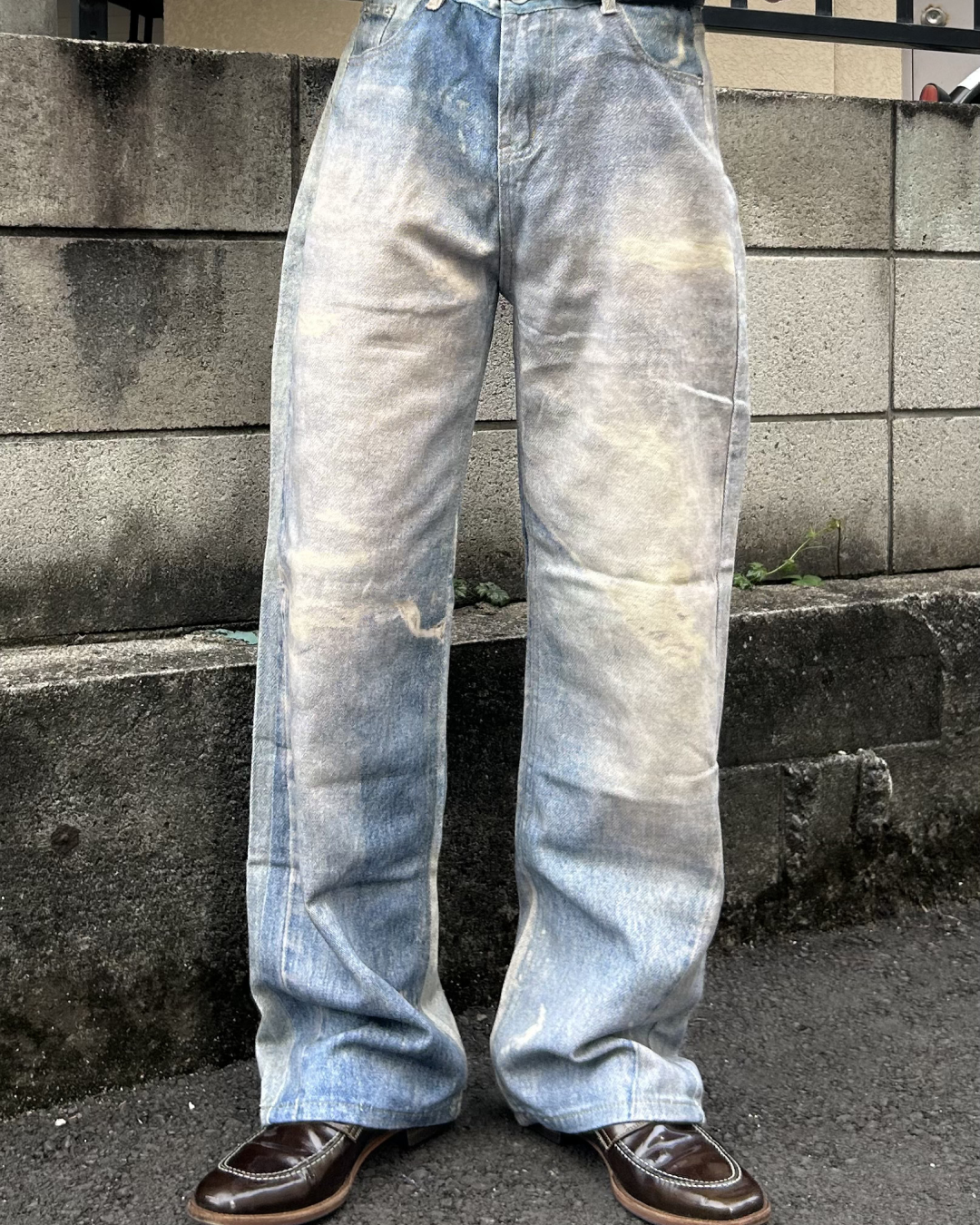 ぷ*ー様 ヴィンテージストレートデニムパンツ チェック裏地 ぷ*ー様 ぷ*ー様 ヴィンテージストレートデニムパンツ チェック裏地 ぷ*ー様