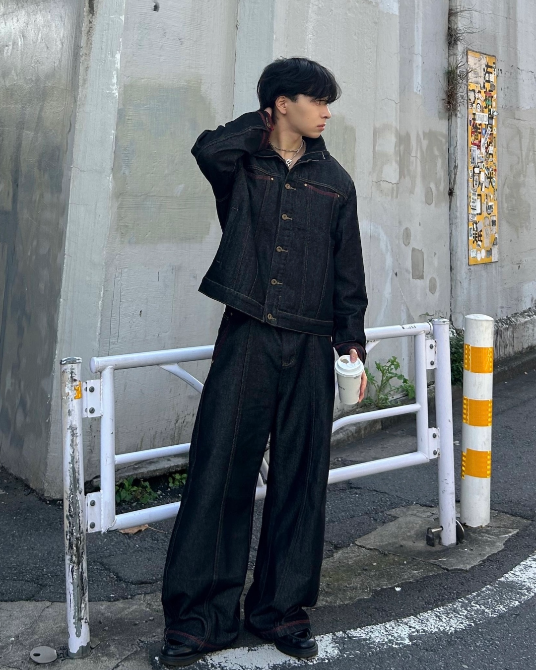 【即納】レッドステッチ デニムパンツ AS5005