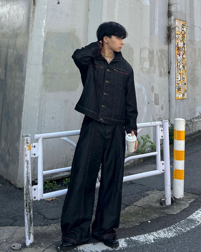 【即納】レッドステッチ デニムパンツ AS5005