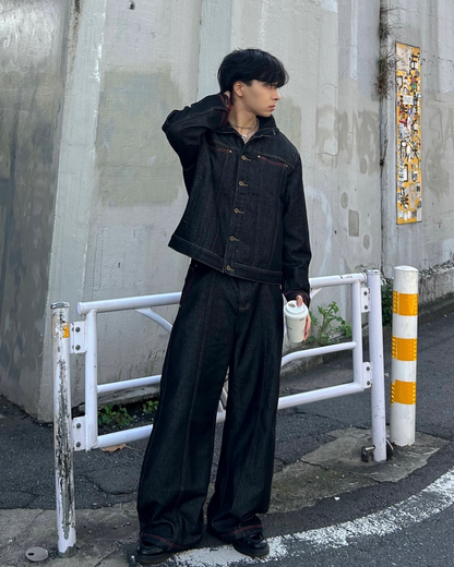 【即納】レッドステッチ デニムパンツ AS5005