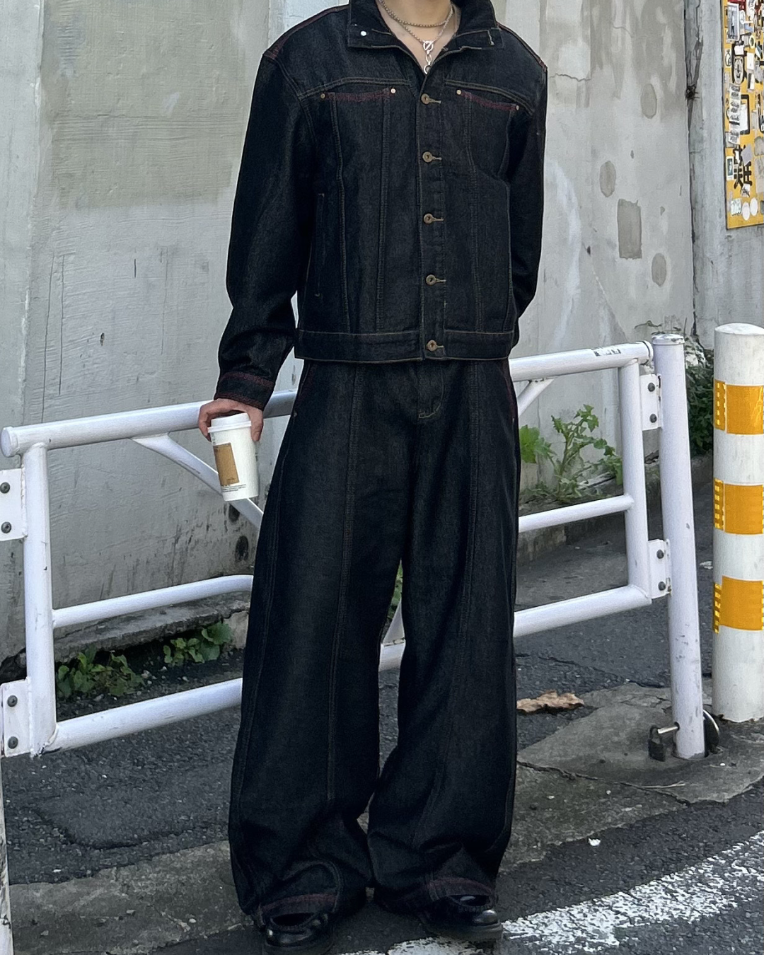 【即納】レッドステッチ デニムパンツ AS5005