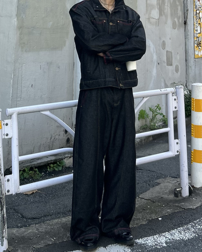 【即納】レッドステッチ デニムパンツ AS5005