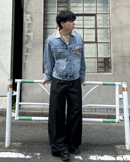 【即納】バッジデザイン デニムジャケット AS5006